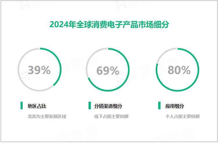 2024年全球消费电子产品市场细分