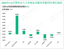 2025年1-2月普洱市固定资产投资（不含农户）同比增长27.4%