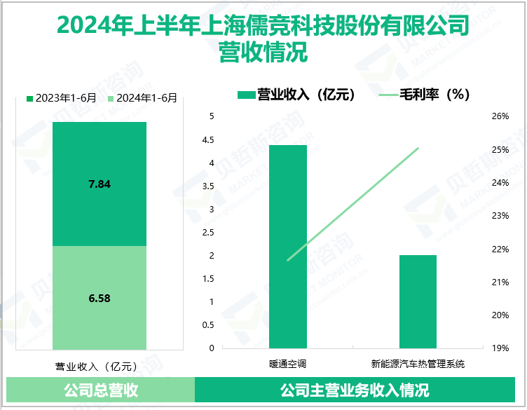 2024年上半年上海儒竞科技股份有限公司营收情况