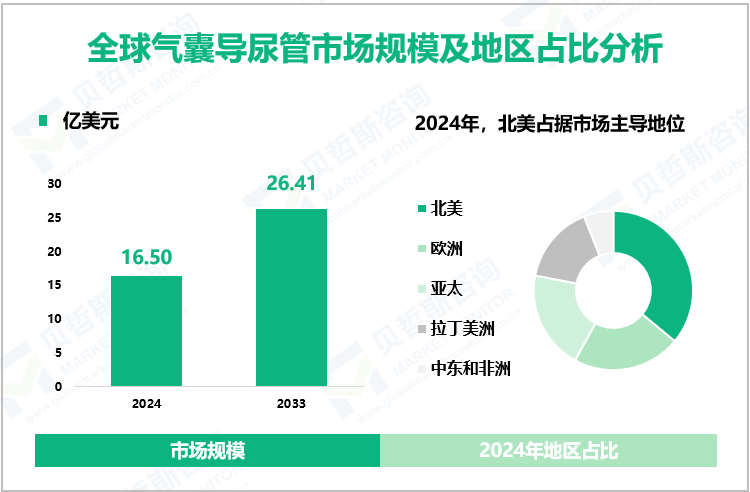 全球气囊导尿管市场规模及地区占比分析