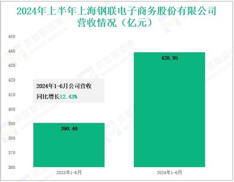 2024年上半年上海钢联电子商务股份有限公司营收情况(亿元)
