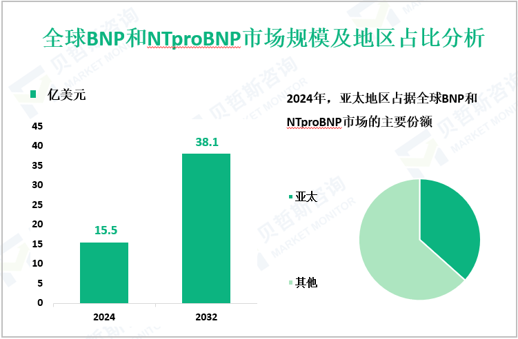 全球BNP和NTproBNP市场规模及地区占比分析