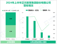 正元智慧深耕教育信息化，其营收在2024年上半年为4.59亿元