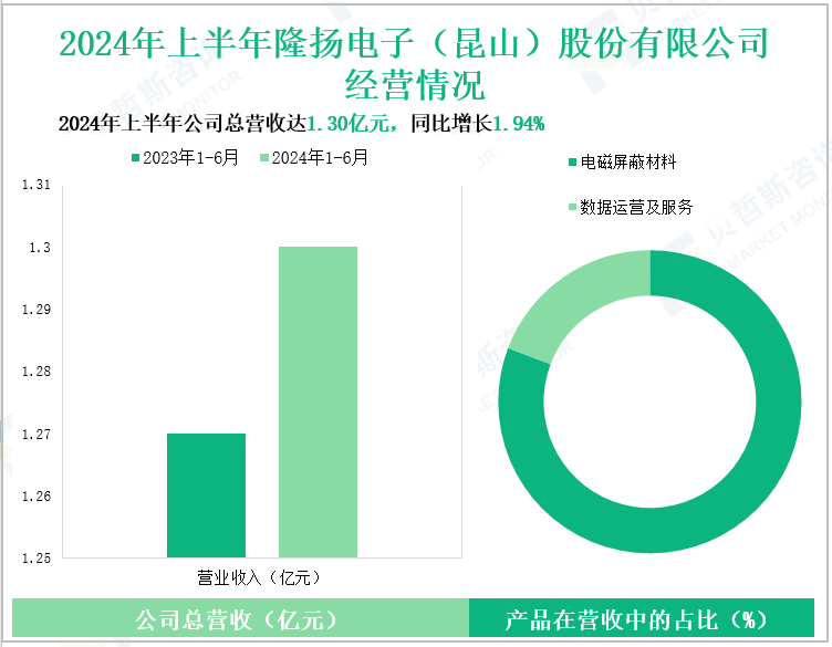2024年上半年隆扬电子(昆山)股份有限公司经营情况