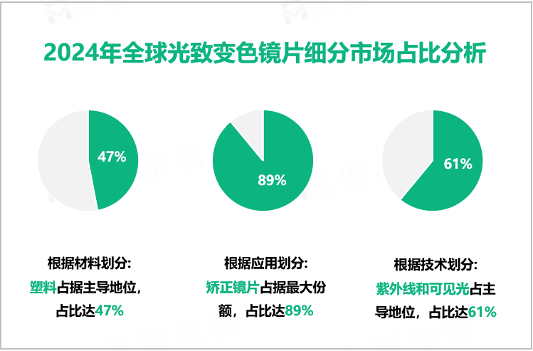 2024年全球光致变色镜片细分市场占比分析