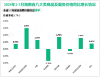 2024年1-7月海南省货物进出口总额1579.5亿元，同比增长19.3%