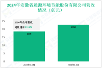 通源环境深耕于环境产业与绿色能源领域，其2024年营收为22.8亿元
