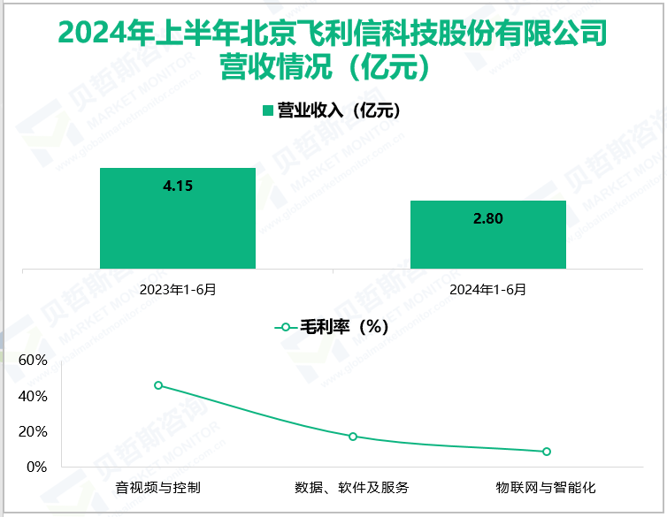 2024年上半年北京飞利信科技股份有限公司营收情况(亿元)