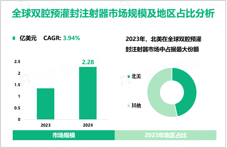 全球双腔预灌封注射器市场规模及地区占比分析