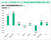 2024年1-10月份丽江市实现社会消费品零售总额245.61亿元，同比增长5.2%