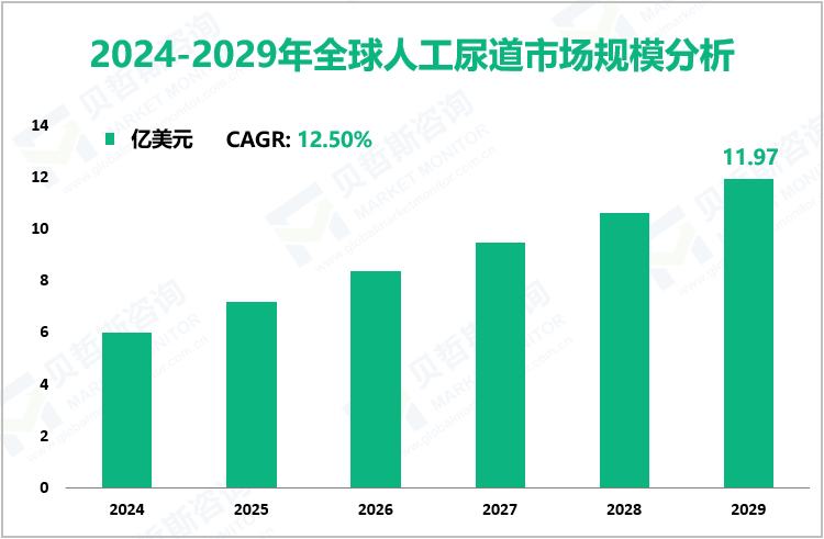 2024-2029年全球人工尿道市场规模分析