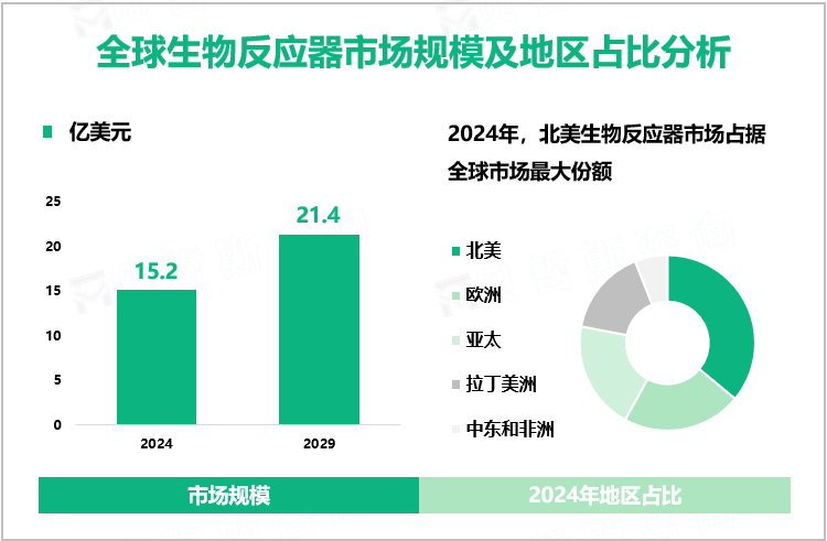 全球生物反应器市场规模及地区占比分析