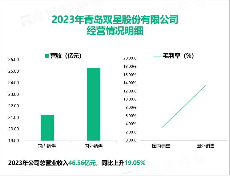 2023年青岛双星股份有限公司经营情况明细