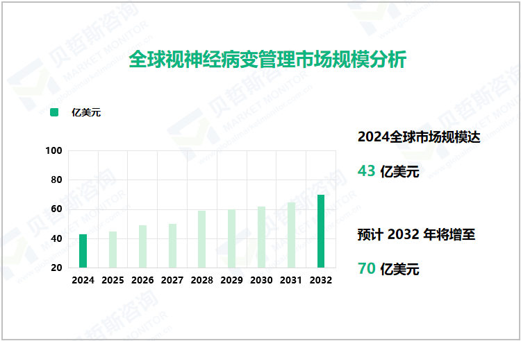 全球视神经病变管理市场规模分析 