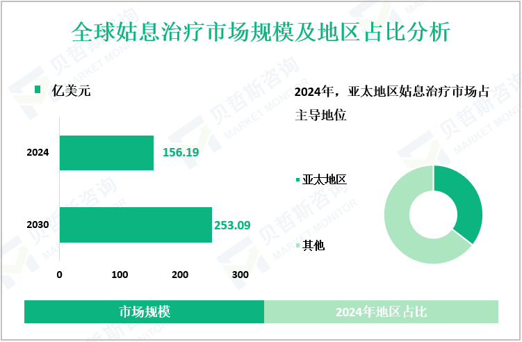 全球姑息治疗市场规模及地区占比分析