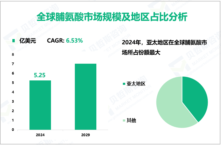 全球脯氨酸市场规模及地区占比分析