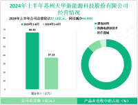 天华新能源聚焦电子级化学品及锂电池材料，其2024上半年营收为37.13亿元