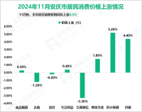 2024年1-11月安庆市限额以上消费品零售额增长9.4%
