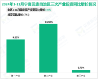 2024年1-11月份宁夏回族自治区固定资产投资同比增长7.6%