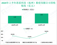 思看科技专注于三维视觉检测领域，其2024年营收为1.71亿元