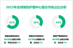 烧伤护理中心现状分析：2023年全球市场规模为275.72亿美元，北美占比最大