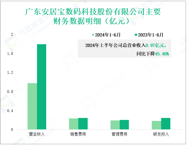 广东安居宝数码科技股份有限公司主要财务数据明细(亿元)