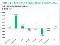 2025上半年杭州市社会消费品零售总额4585亿元，同比增长6.0%