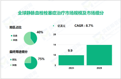 静脉血栓栓塞症治疗行业现状：2024年全球市场规模达9.9亿美元

