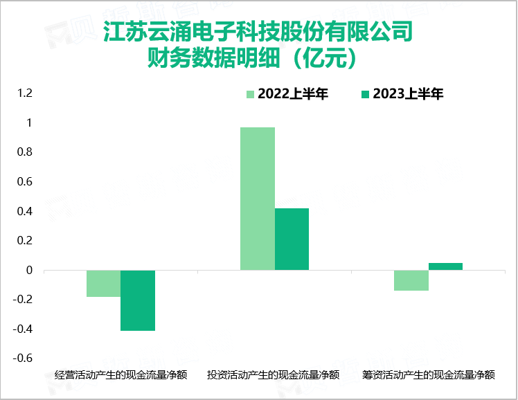 江苏云涌电子科技股份有限公司 财务数据明细（亿元）