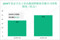 天宜上佳深耕于高铁动车组制动闸片领域，其2024年营收为24.8亿元