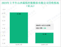 蓝焰控股深耕清洁能源领域，其营收在2024年上半年为11.59亿元