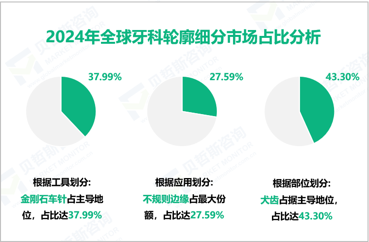 2024年全球牙科轮廓细分市场占比分析
